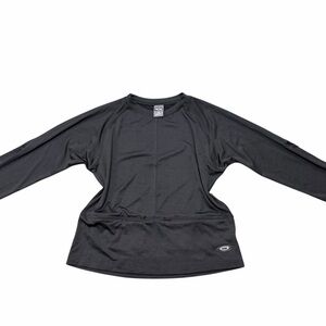 Oakley Software Black Long Sleeve Tech Top Size M Y2K